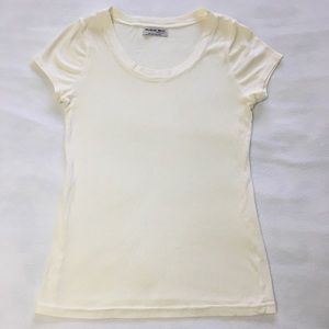 Michael Stars off white short sleeve cotton shirt